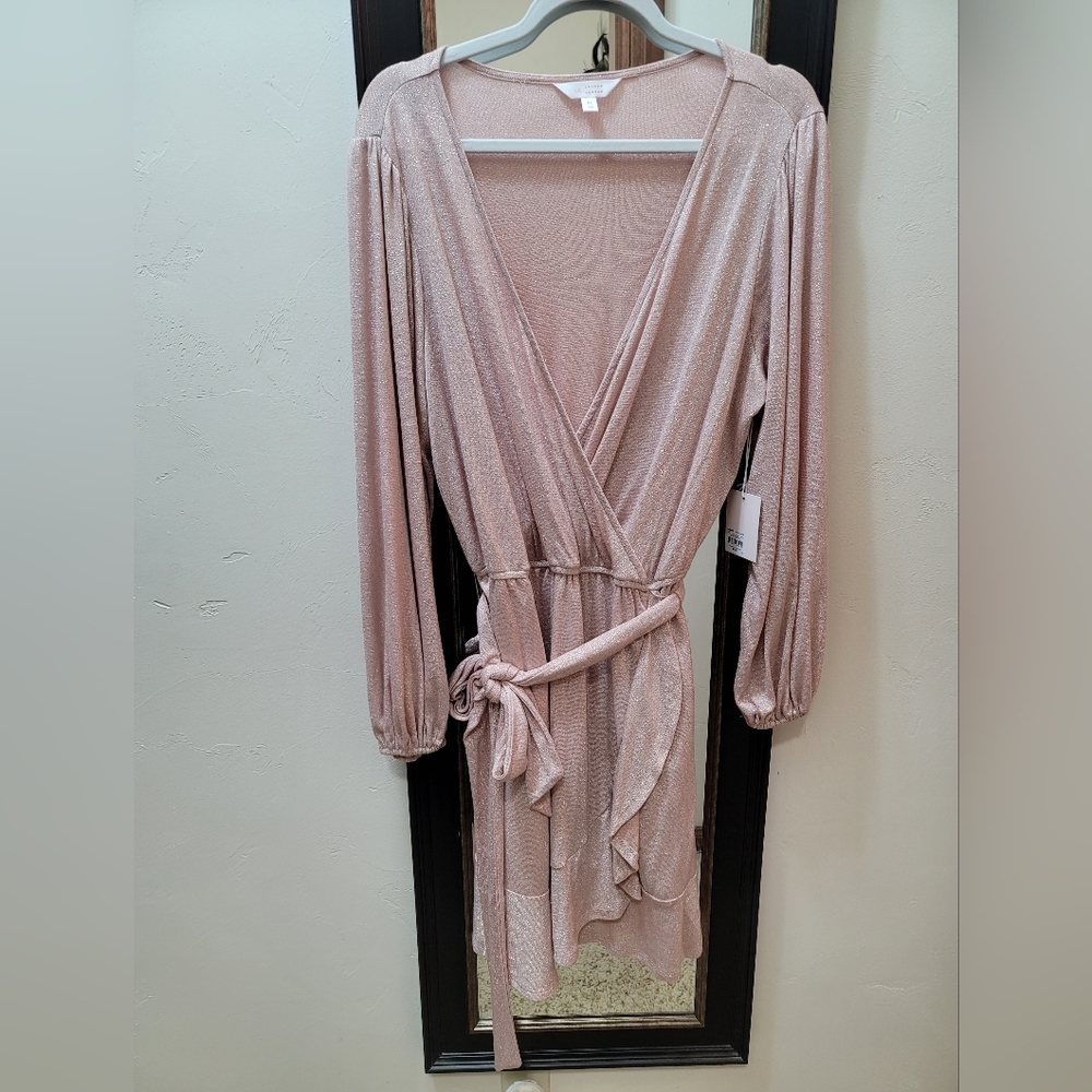 Lauren Conrad Rose Colored Dress